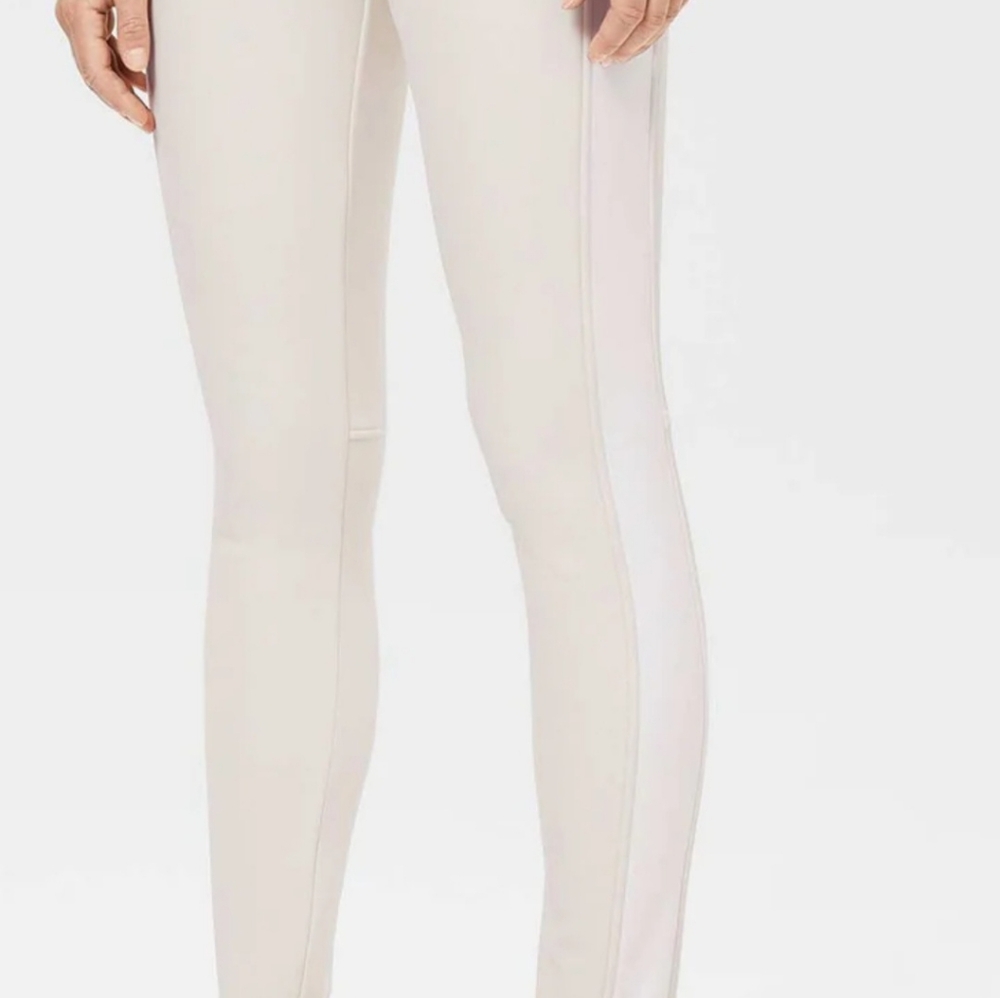 $550 Bogner Women's Softshell Snow Bottoms Roma Pants Cream Size 12 | NWT